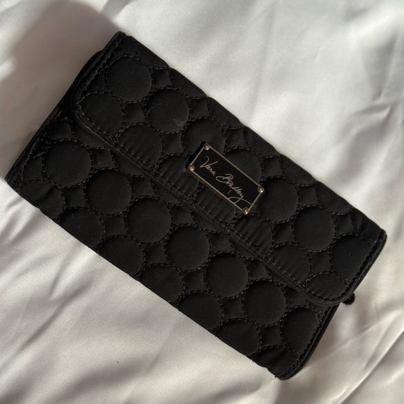Vera Bradley Black Quilted Wallet - Picture 4 of 12